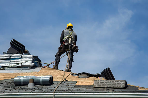 Professional Roofing technician working in Colonial Heights, VA